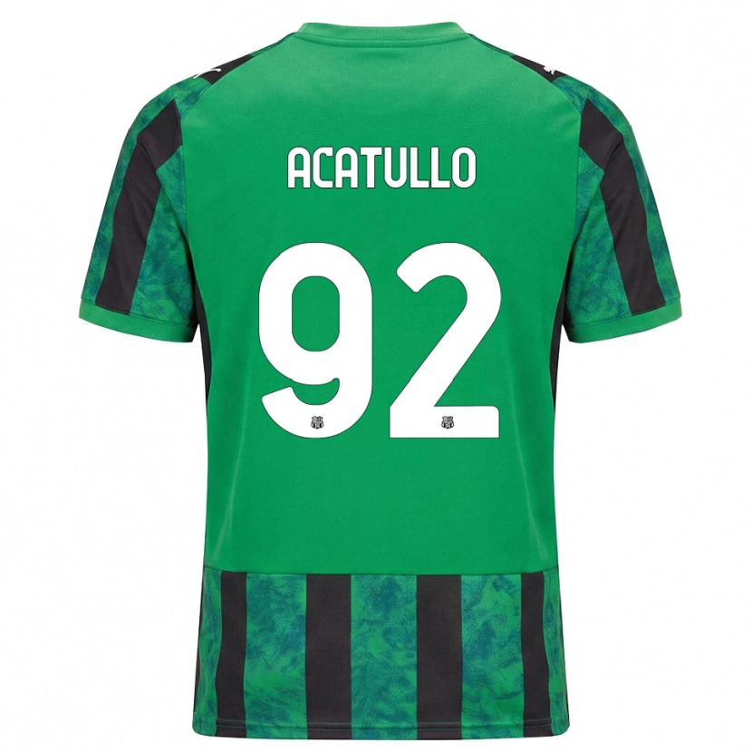 Danxen Heren Cristian Acatullo #92 Groen Zwart Wit Thuisshirt Thuistenue 2026/27 T-Shirt