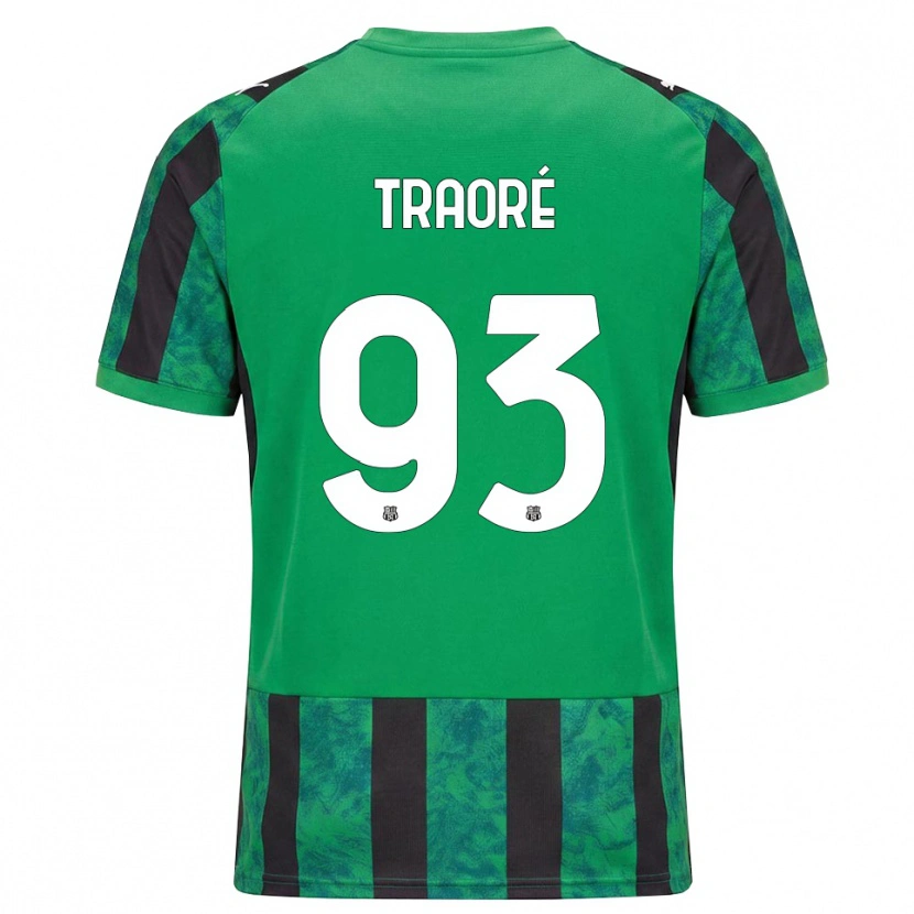Danxen Heren Kadidia Traoré #93 Groen Zwart Wit Thuisshirt Thuistenue 2026/27 T-Shirt