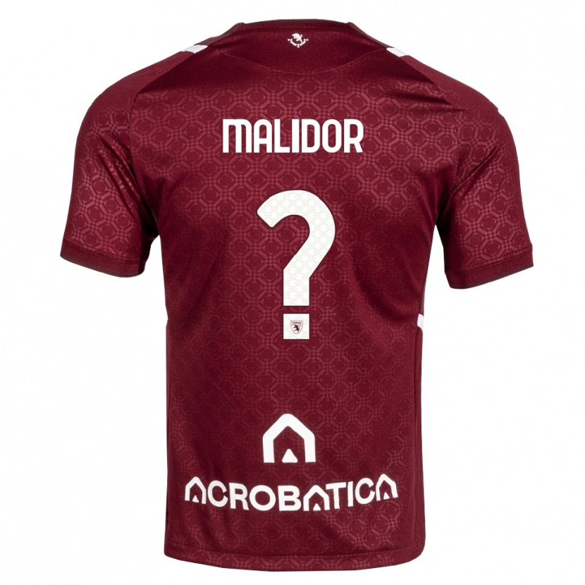 Danxen Heren Kenjy Malidor #0 Bordeauxrood Wit Thuisshirt Thuistenue 2026/27 T-Shirt