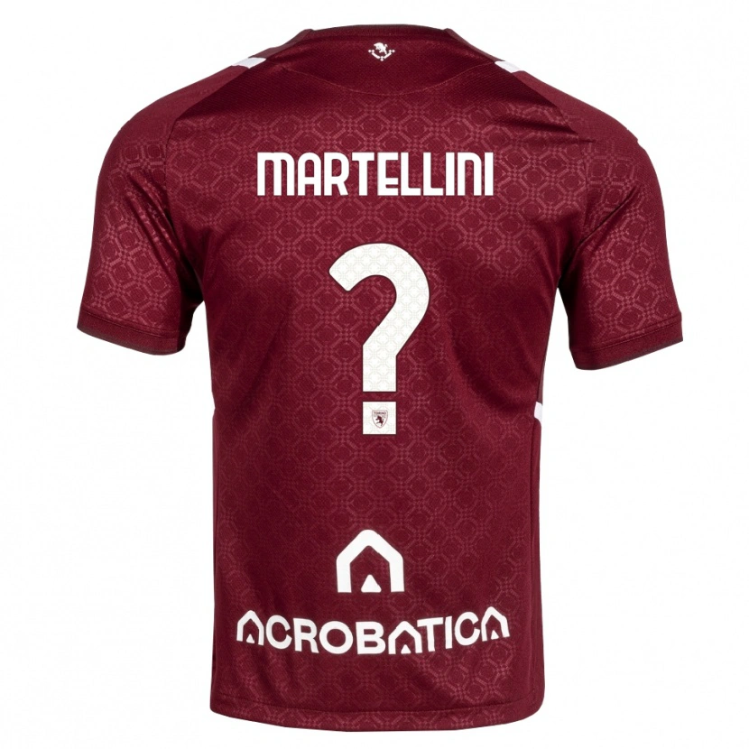 Danxen Heren Riccardo Martellini #0 Bordeauxrood Wit Thuisshirt Thuistenue 2026/27 T-Shirt