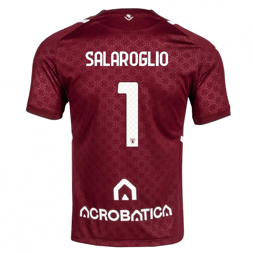 Danxen Heren Mattia Salaroglio #1 Bordeauxrood Wit Thuisshirt Thuistenue 2026/27 T-Shirt