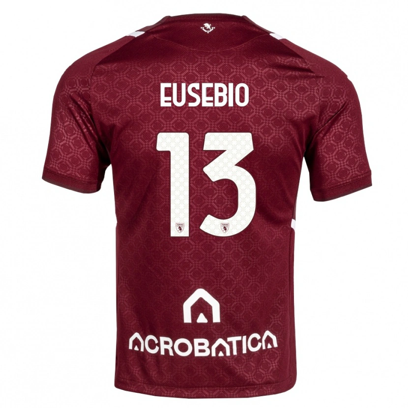 Danxen Heren Chiara Eusebio #13 Bordeauxrood Wit Thuisshirt Thuistenue 2026/27 T-Shirt