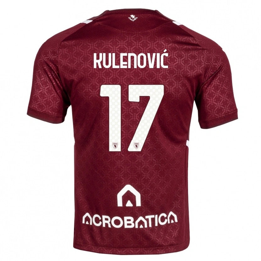 Danxen Heren Sandro Kulenović #17 Bordeauxrood Wit Thuisshirt Thuistenue 2026/27 T-Shirt