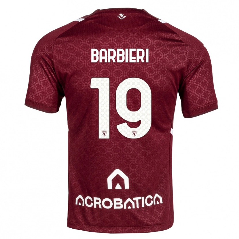 Danxen Heren Raffaella Barbieri #19 Bordeauxrood Wit Thuisshirt Thuistenue 2026/27 T-Shirt