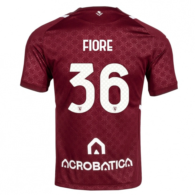Danxen Heren Jean Fiore #36 Bordeauxrood Wit Thuisshirt Thuistenue 2026/27 T-Shirt