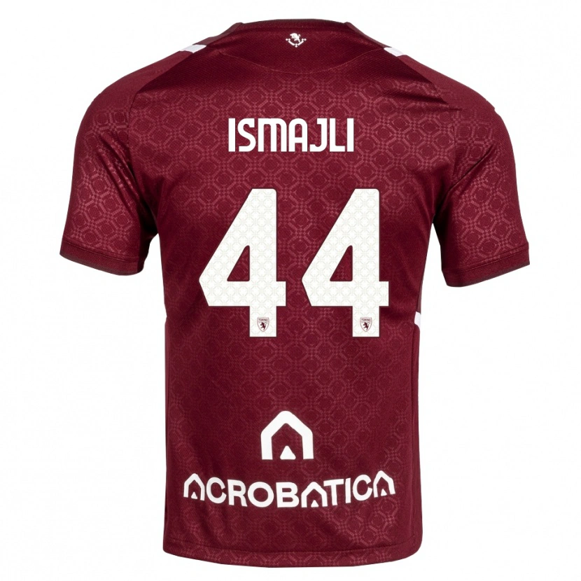 Danxen Heren Ardian Ismajli #44 Bordeauxrood Wit Thuisshirt Thuistenue 2026/27 T-Shirt