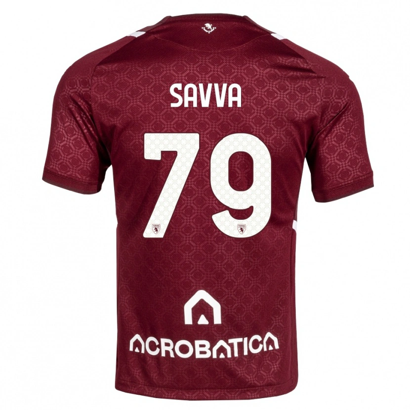 Danxen Heren Zanos Savva #79 Bordeauxrood Wit Thuisshirt Thuistenue 2026/27 T-Shirt