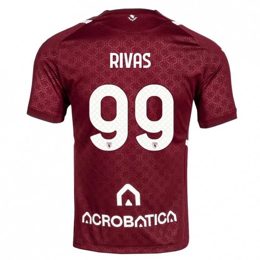 Danxen Heren Feder Rivas #99 Bordeauxrood Wit Thuisshirt Thuistenue 2026/27 T-Shirt