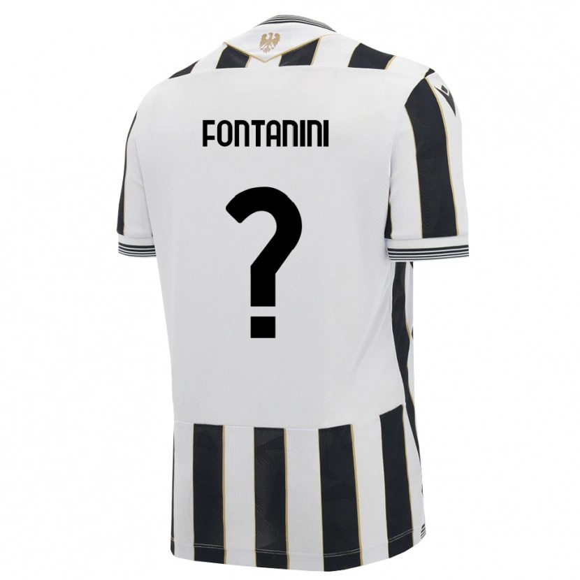 Danxen Heren Stefano Fontanini #0 Zwart Wit Roze Thuisshirt Thuistenue 2026/27 T-Shirt
