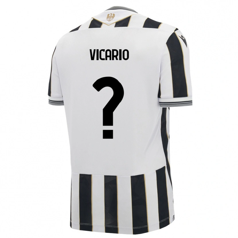 Danxen Heren Filippo Vicario #0 Zwart Wit Roze Thuisshirt Thuistenue 2026/27 T-Shirt