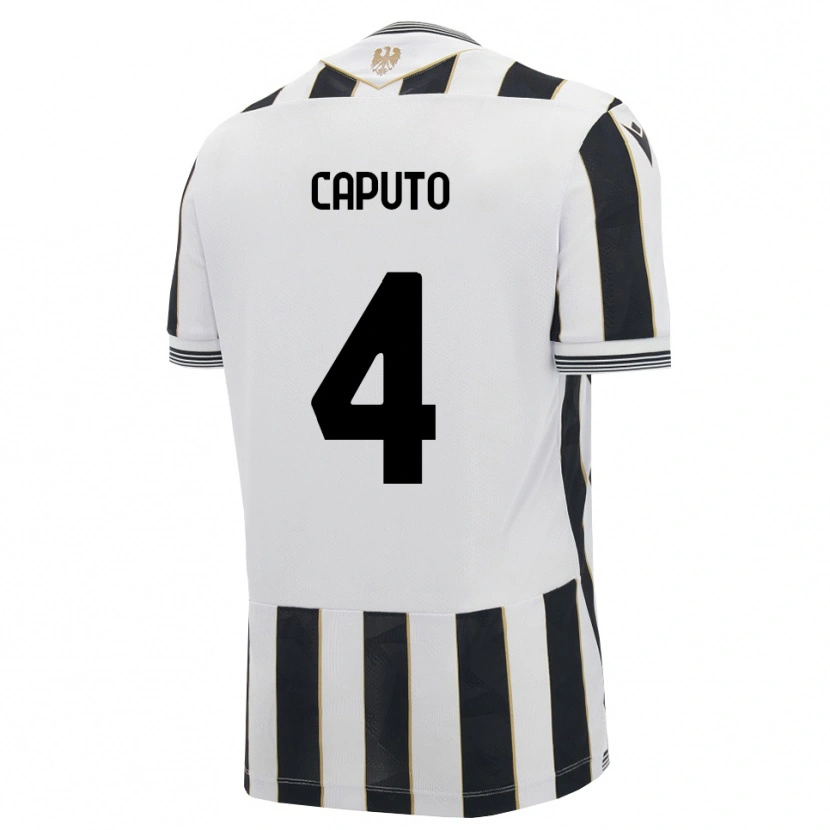 Danxen Heren Luigi Caputo #4 Zwart Wit Roze Thuisshirt Thuistenue 2026/27 T-Shirt