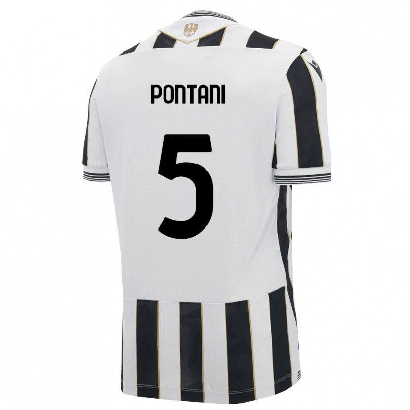 Danxen Heren Leonardo Pontani #5 Zwart Wit Roze Thuisshirt Thuistenue 2026/27 T-Shirt