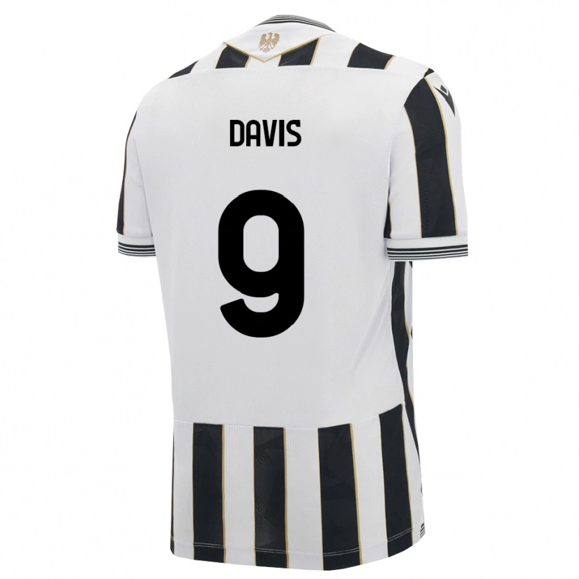 Danxen Heren Keinan Davis #9 Zwart Wit Roze Thuisshirt Thuistenue 2026/27 T-Shirt