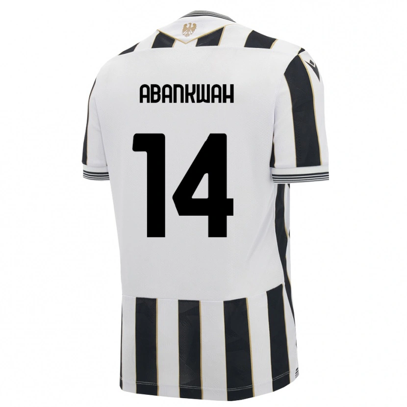 Danxen Heren James Abankwah #14 Zwart Wit Roze Thuisshirt Thuistenue 2026/27 T-Shirt