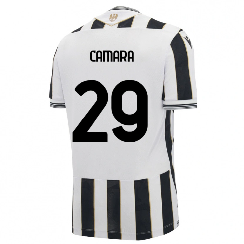 Danxen Heren Abdoulaye Camara #29 Zwart Wit Roze Thuisshirt Thuistenue 2026/27 T-Shirt