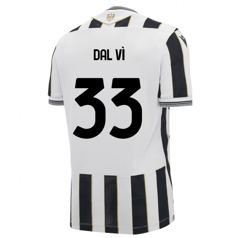 Danxen Heren Matteo Dal Vì #33 Zwart Wit Roze Thuisshirt Thuistenue 2026/27 T-Shirt