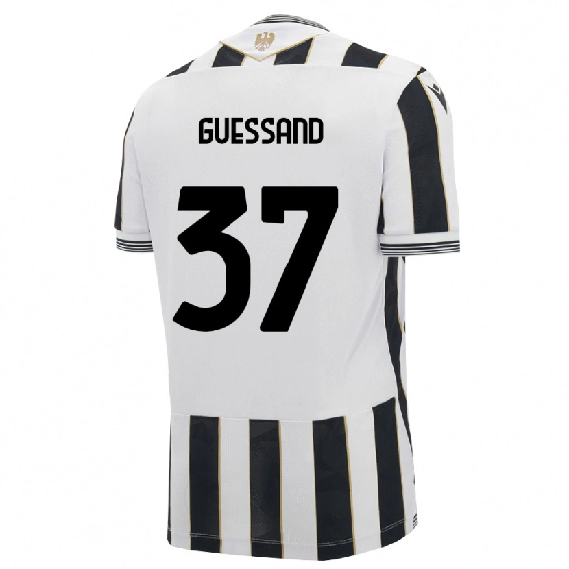 Danxen Heren Axel Guessand #37 Zwart Wit Roze Thuisshirt Thuistenue 2026/27 T-Shirt