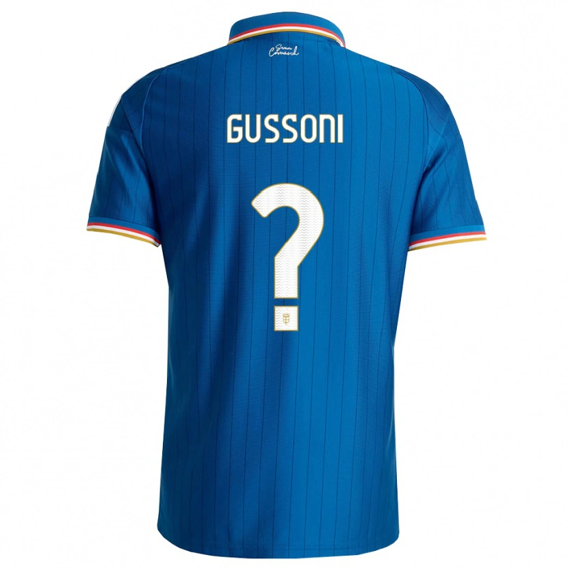Danxen Heren Filippo Gussoni #0 Blauw Wit Rood Thuisshirt Thuistenue 2026/27 T-Shirt