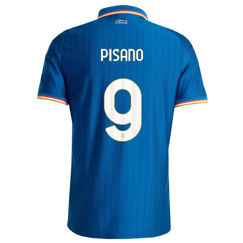 Danxen Heren Manuel Pisano #9 Blauw Wit Rood Thuisshirt Thuistenue 2026/27 T-Shirt