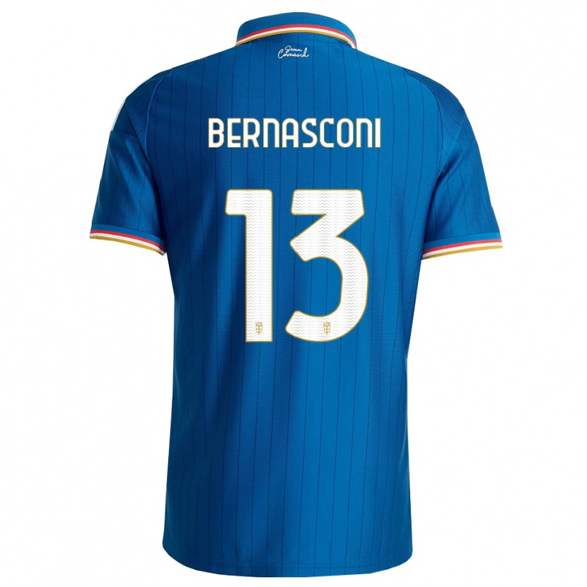 Danxen Heren Enea Bernasconi #13 Blauw Wit Rood Thuisshirt Thuistenue 2026/27 T-Shirt
