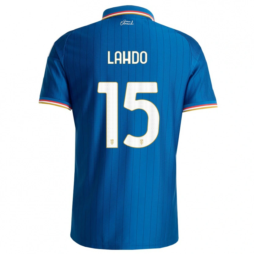 Danxen Heren Adrian Lahdo #15 Blauw Wit Rood Thuisshirt Thuistenue 2026/27 T-Shirt