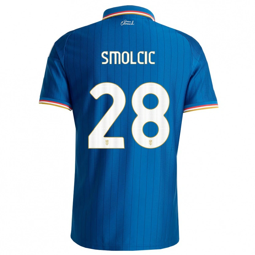 Danxen Heren Ivan Smolcic #28 Blauw Wit Rood Thuisshirt Thuistenue 2026/27 T-Shirt