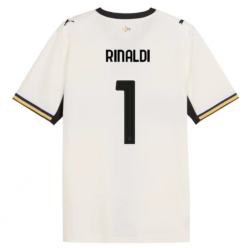 Danxen Heren Filippo Rinaldi #1 Off-White Zwart Geel Thuisshirt Thuistenue 2026/27 T-Shirt