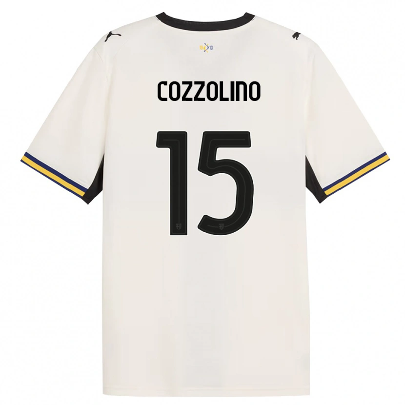 Danxen Heren Christian Cozzolino #15 Off-White Zwart Geel Thuisshirt Thuistenue 2026/27 T-Shirt