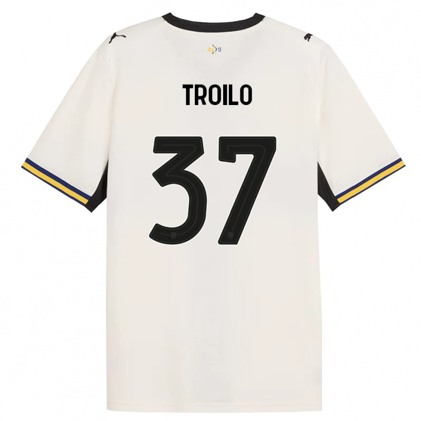 Danxen Heren Mariano Troilo #37 Off-White Zwart Geel Thuisshirt Thuistenue 2026/27 T-Shirt