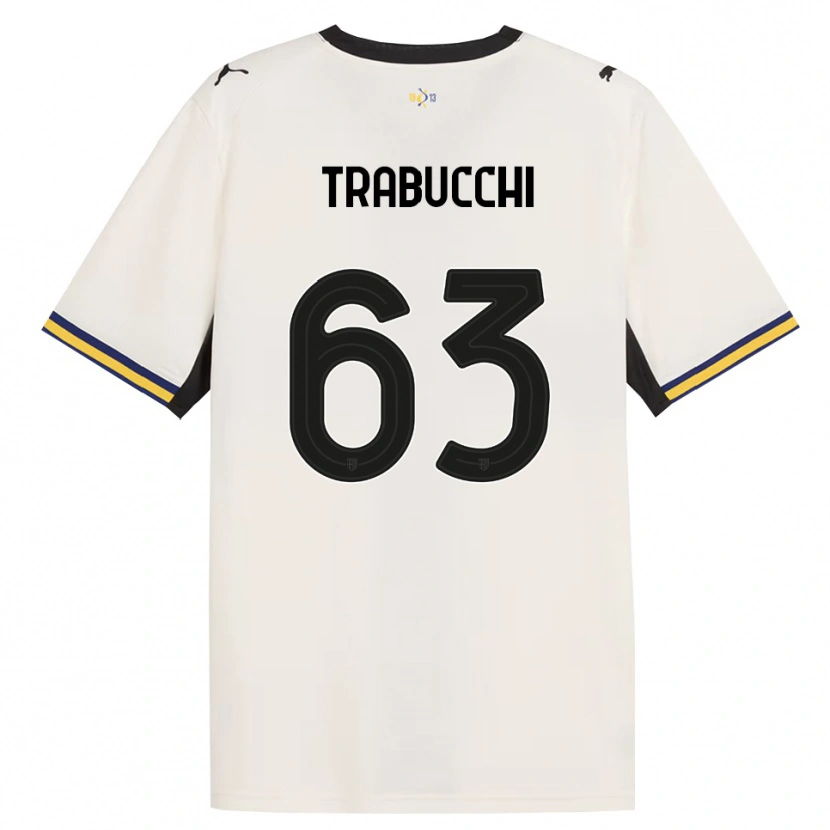 Danxen Heren Nicolas Trabucchi #63 Off-White Zwart Geel Thuisshirt Thuistenue 2026/27 T-Shirt