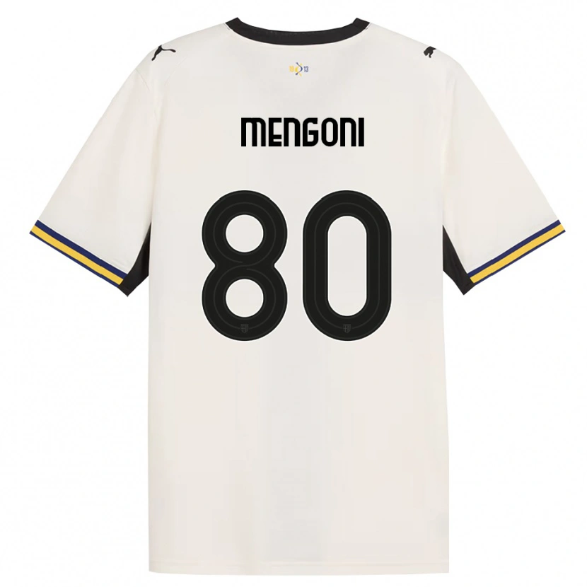 Danxen Heren Filippo Mengoni #80 Off-White Zwart Geel Thuisshirt Thuistenue 2026/27 T-Shirt