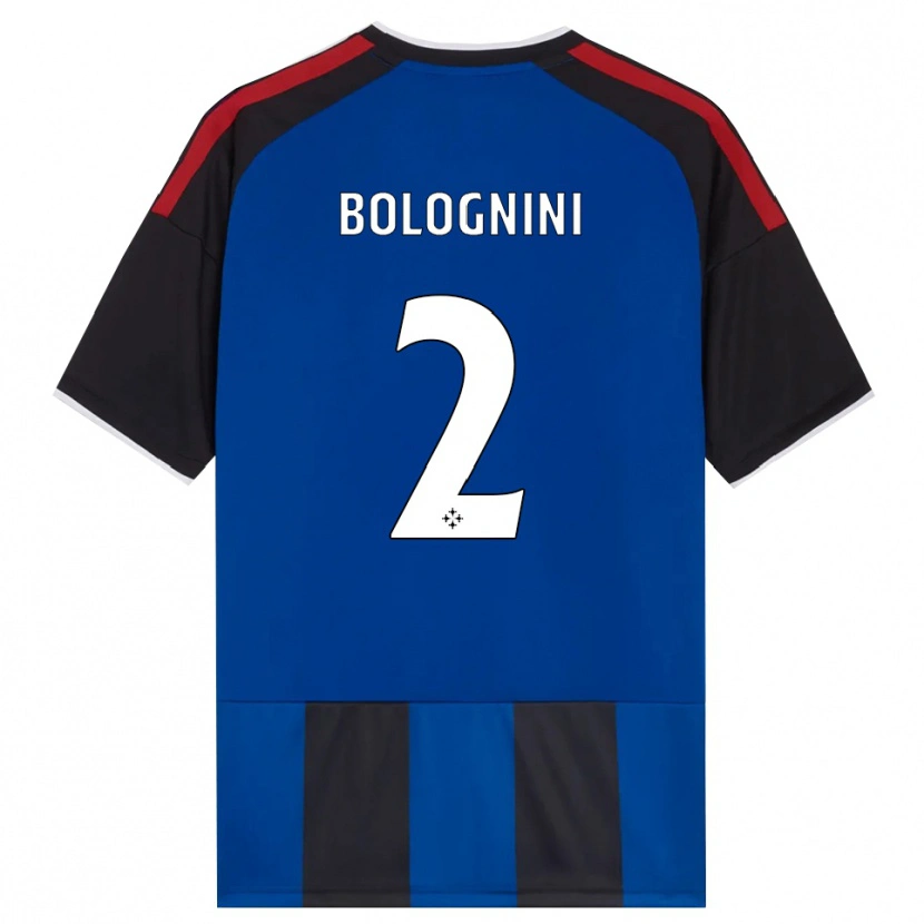 Danxen Heren Andrea Bolognini #2 Zwart Rood Wit Blauw Thuisshirt Thuistenue 2026/27 T-Shirt