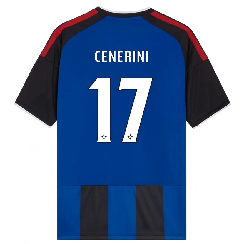 Danxen Heren Marco Cenerini #17 Zwart Rood Wit Blauw Thuisshirt Thuistenue 2026/27 T-Shirt