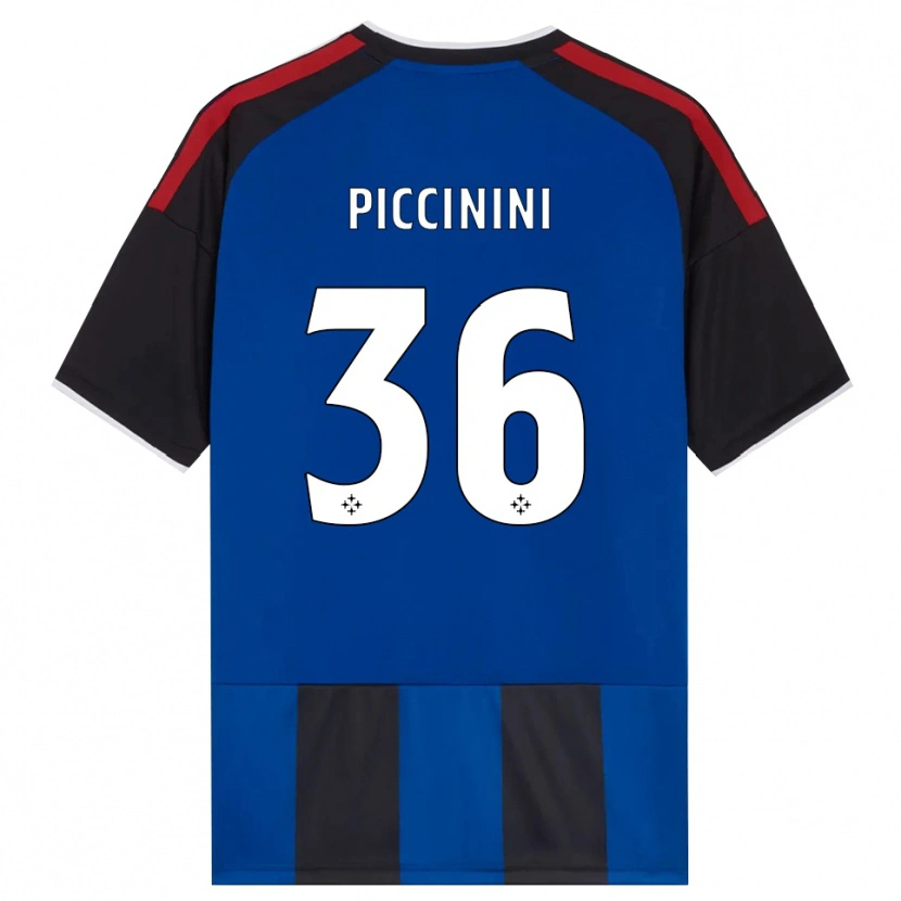 Danxen Heren Gabriele Piccinini #36 Zwart Rood Wit Blauw Thuisshirt Thuistenue 2026/27 T-Shirt
