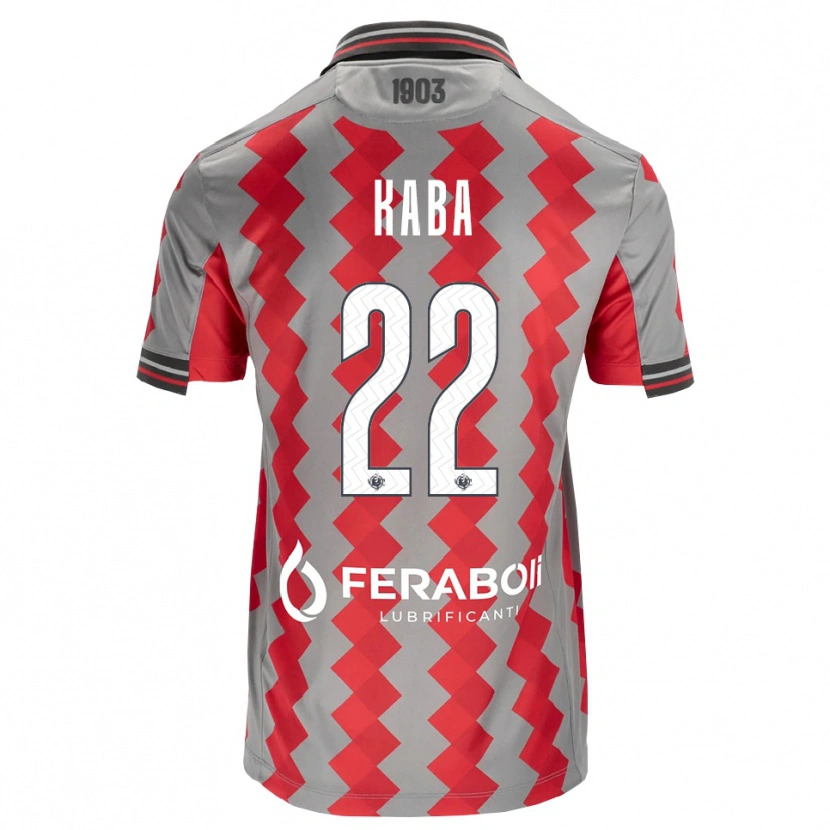 Danxen Heren Karamoko Kaba #22 Grijs Rood Wit Thuisshirt Thuistenue 2026/27 T-Shirt