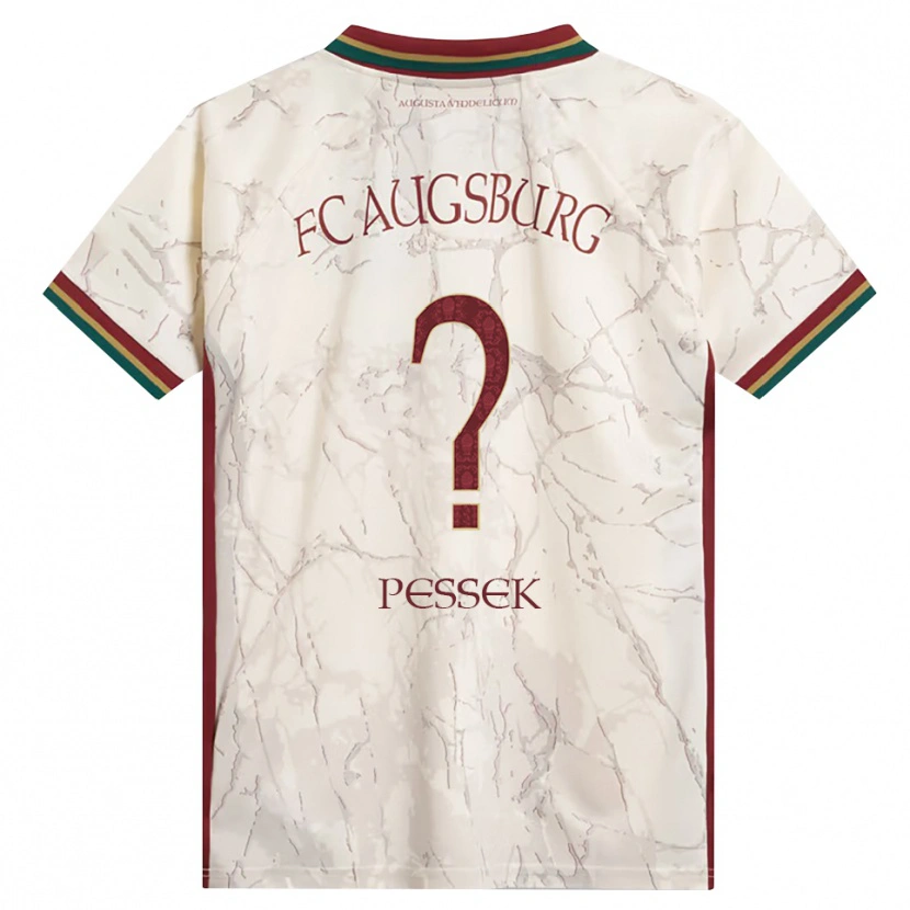 Danxen Heren Luca Pessek #0 Groen Rijst Wit Bordeauxrood Thuisshirt Thuistenue 2026/27 T-Shirt