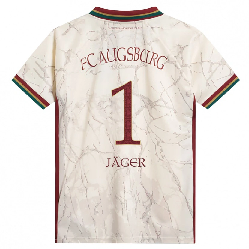 Danxen Heren Tobias Jäger #1 Groen Rijst Wit Bordeauxrood Thuisshirt Thuistenue 2026/27 T-Shirt