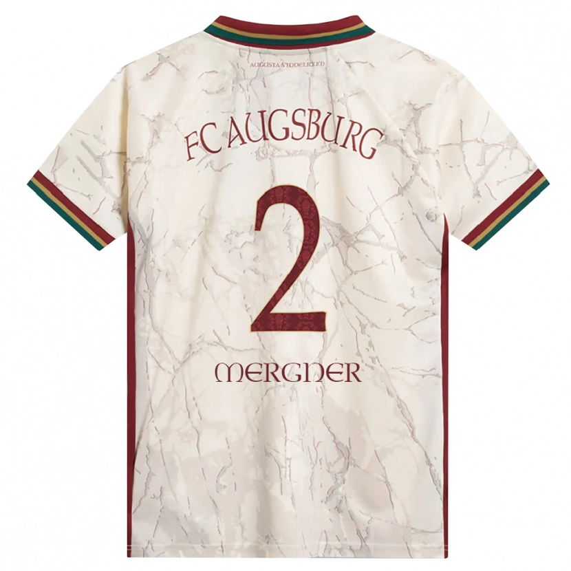 Danxen Heren Sandra Mergner #2 Groen Rijst Wit Bordeauxrood Thuisshirt Thuistenue 2026/27 T-Shirt