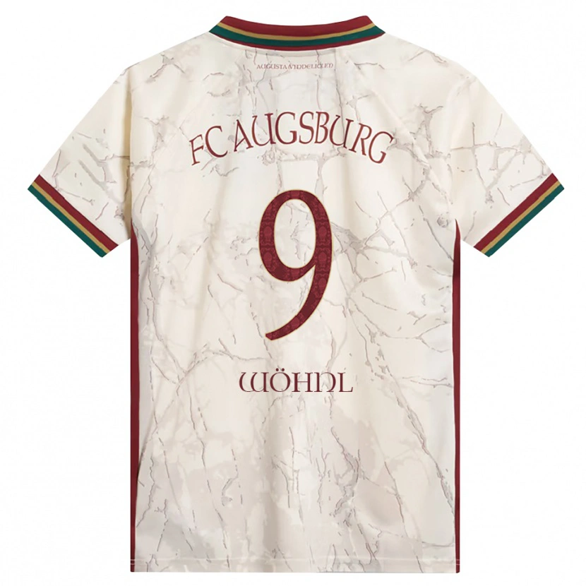Danxen Heren Tobias Wöhnl #9 Groen Rijst Wit Bordeauxrood Thuisshirt Thuistenue 2026/27 T-Shirt