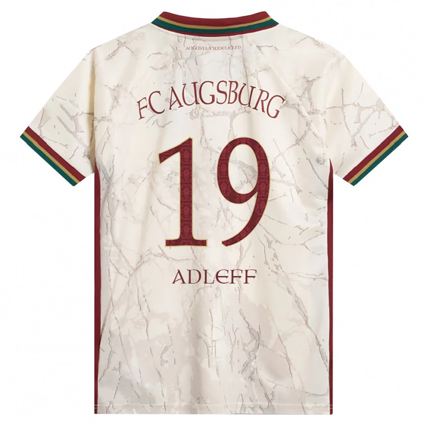 Danxen Heren Lian Adleff #19 Groen Rijst Wit Bordeauxrood Thuisshirt Thuistenue 2026/27 T-Shirt
