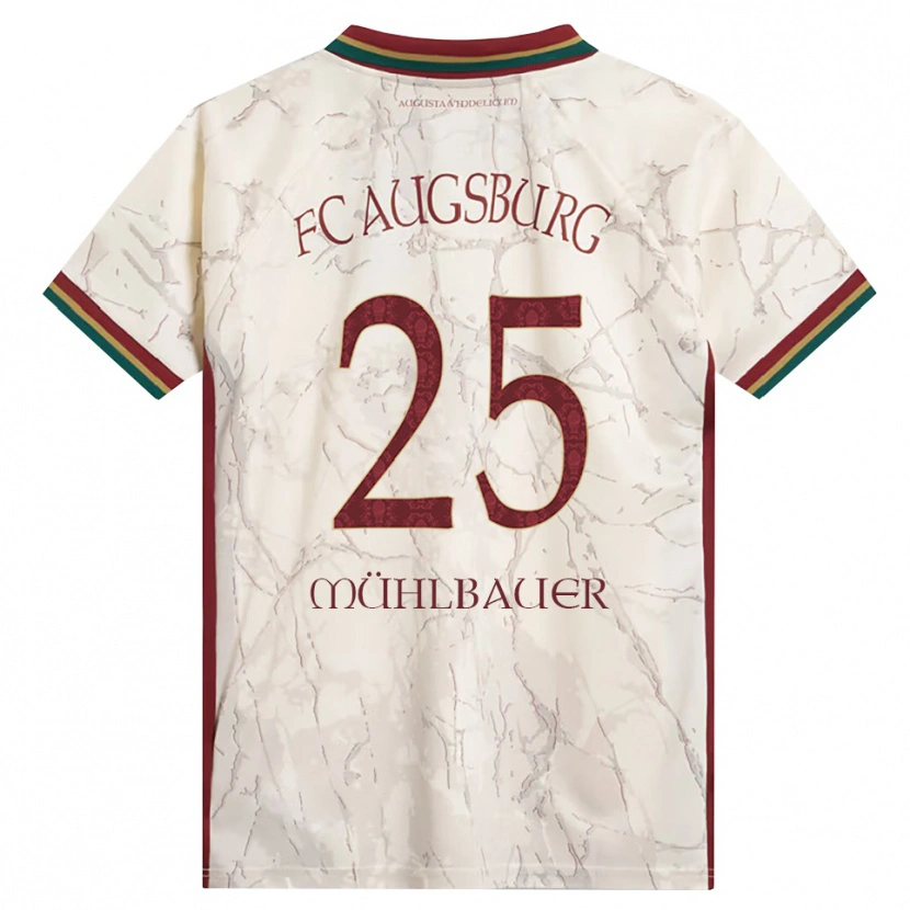 Danxen Heren Simon Mühlbauer #25 Groen Rijst Wit Bordeauxrood Thuisshirt Thuistenue 2026/27 T-Shirt