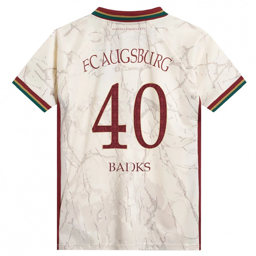 Danxen Heren Noahkai Banks #40 Groen Rijst Wit Bordeauxrood Thuisshirt Thuistenue 2026/27 T-Shirt