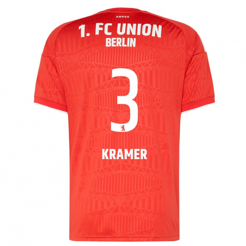 Danxen Heren Carlos Kramer #3 Rood Wit Thuisshirt Thuistenue 2026/27 T-Shirt