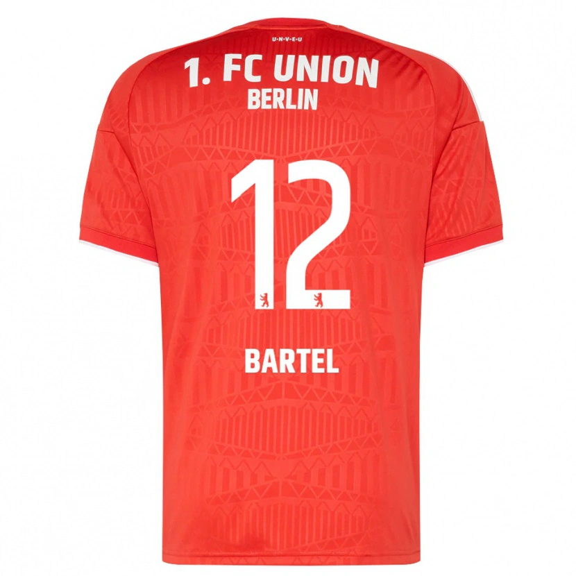 Danxen Heren Bruno Bartel #12 Rood Wit Thuisshirt Thuistenue 2026/27 T-Shirt