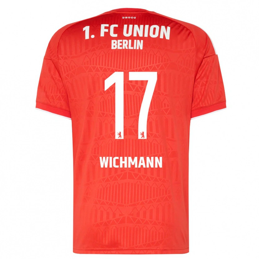 Danxen Heren Julius Wichmann #17 Rood Wit Thuisshirt Thuistenue 2026/27 T-Shirt