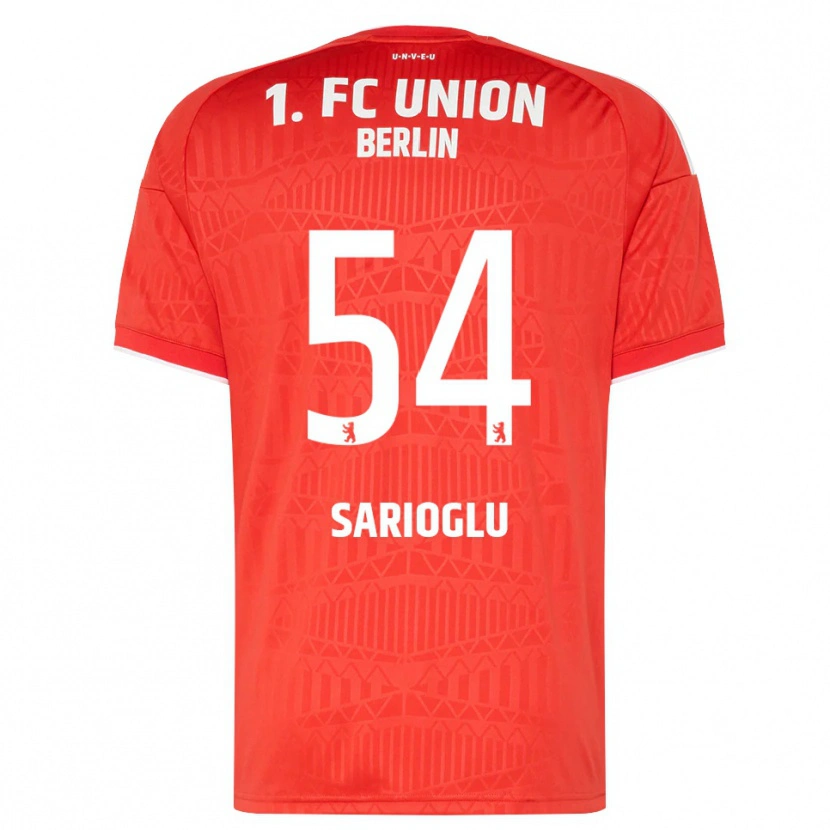 Danxen Heren Defne Sarıoğlu #54 Rood Wit Thuisshirt Thuistenue 2026/27 T-Shirt