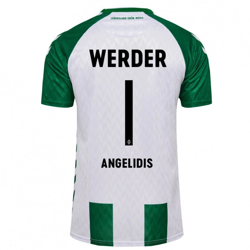 Danxen Heren Spyros Angelidis #1 Groen Wit Thuisshirt Thuistenue 2026/27 T-Shirt