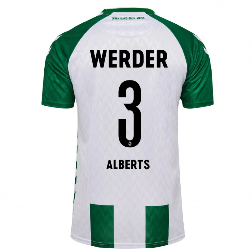 Danxen Heren Christopher Alberts #3 Groen Wit Thuisshirt Thuistenue 2026/27 T-Shirt