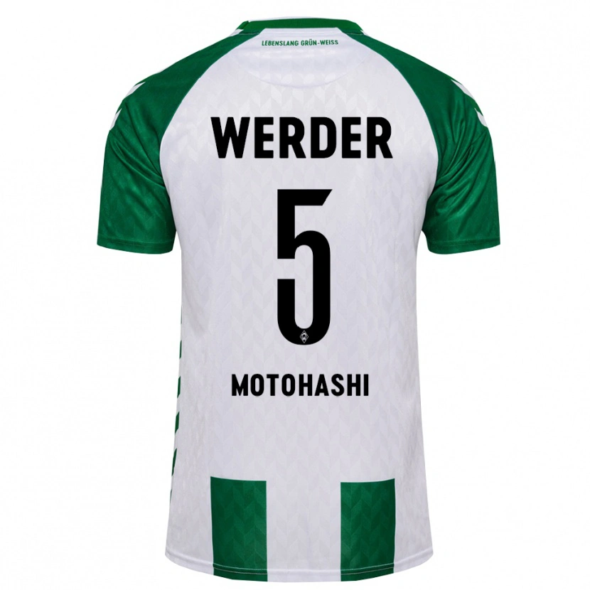 Danxen Heren Yuzuki Motohashi #5 Groen Wit Thuisshirt Thuistenue 2026/27 T-Shirt