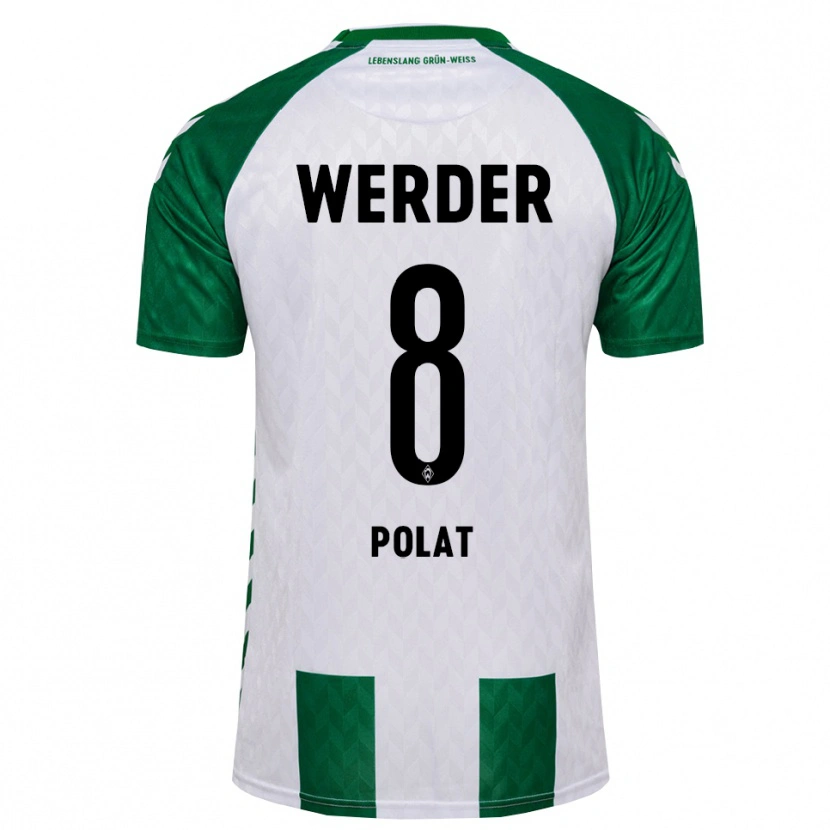 Danxen Heren Mikail Polat #8 Groen Wit Thuisshirt Thuistenue 2026/27 T-Shirt